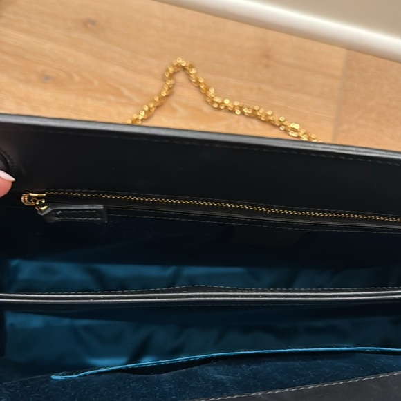 Gucci Ophidia Red Suede with Blue Web Shoulder Bag - Picture 5 of 5